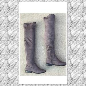 Gray city classified Over-the-Knee Boots